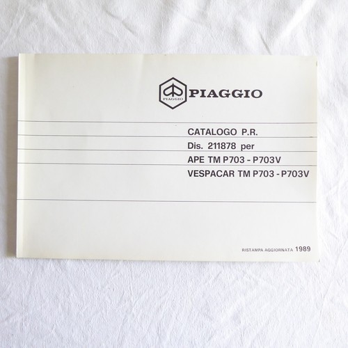 Vespa piaggio catalogue - -,