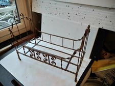 ANCIEN LIT DE POUPEE EN FER FORGÉ NAPOLÉON 3 / 1900   OLD IRON DOLL BED