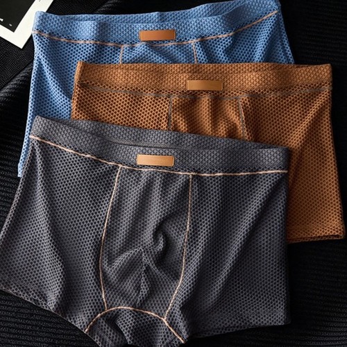 Boxer homme maille soie
