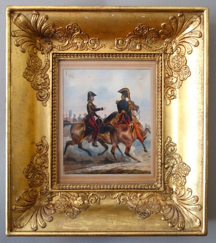 Gravure colorisée xixe - colorisée,