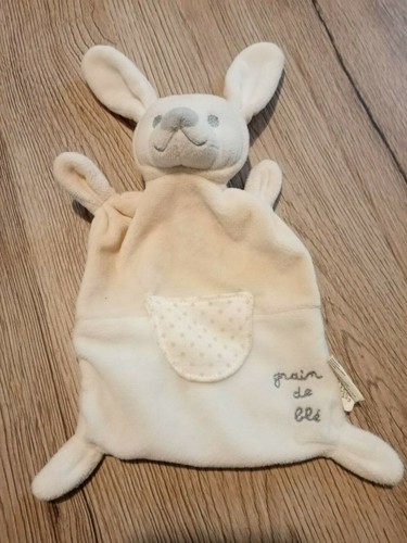 Grain ble doudou plat - grain, lapin