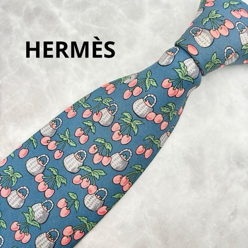 Herms 100 silk tie - basket, &