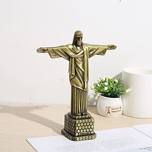 Métal statue jésus - métal, de