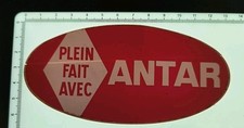 Autocollant Sticker Vintage Plein Fait Avec Antar