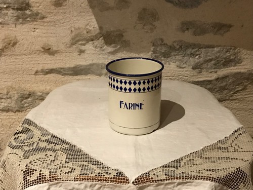 Ancien pot tôle - ancien,