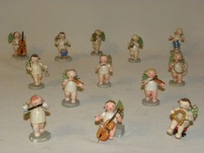 VINTAGE WUK ENGEL WENDT & KÜHN ERZGEBIRGE WOOD ORCHESTRE D'ANGES MUSICIENS NOËL