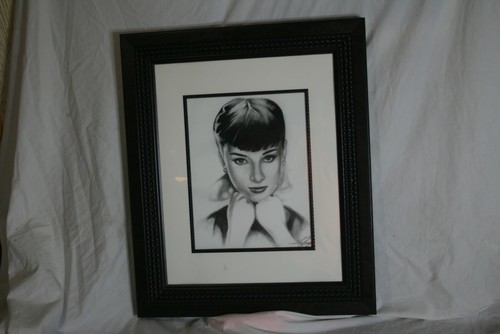 Framed aubrey hepburn - framed,