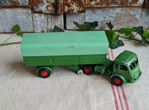 Ancien jouet camion - jouet, +remorque