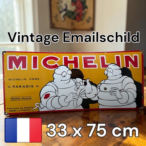 Vintage michelin plaque - vintage,