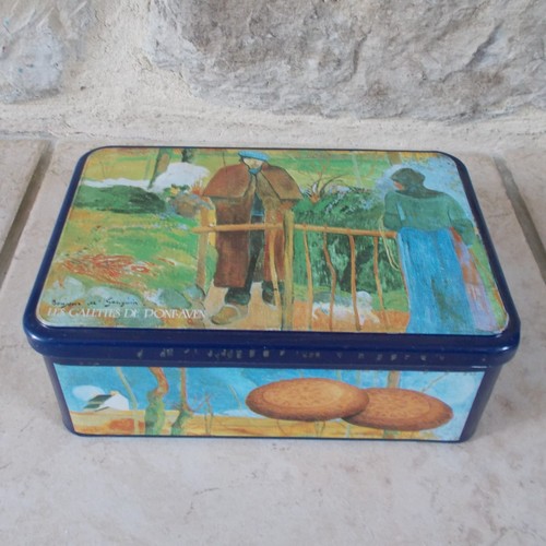 Ancienne boite métal galettes - boite,