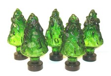 LOT 5 flacons parfum vintage SAPIN de NOEL  vides  ( idée DECOR fête ou cadeaux)