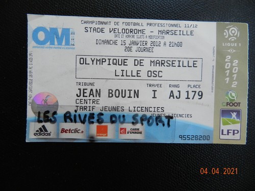 Ticket billet football - +++,