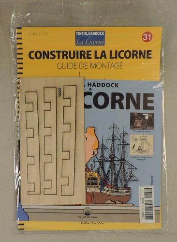 Tintin construire licorne - tintin, la