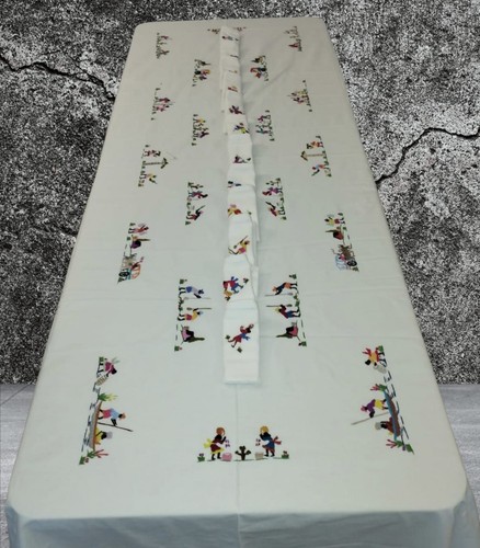 Nappe brodée faite - faite, ref1
