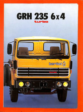 BERLIET / GRH 235 6X4 TURBO / PROSPECTUS de 1978