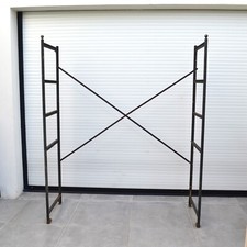 Etagère EIFFEL - Acier + Rivets + Planches chêne =  déco industrielle / loft