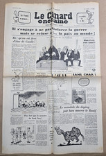 Le CANARD ENCHAINE numéro