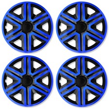 4x Enjoliveurs ACTION BLEU