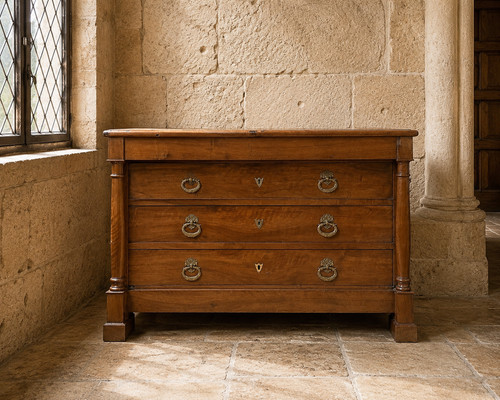 Commode colonnes noyer - à,