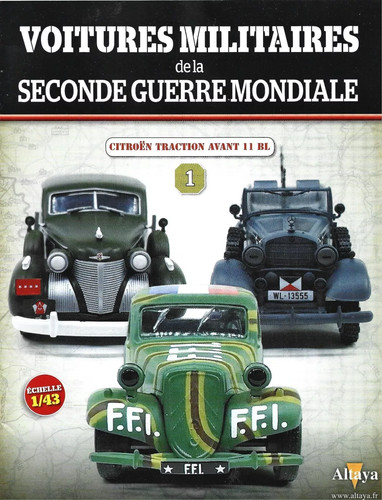 Fascicule voitures militaires - voitures,