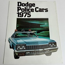 DODGE 1975 POLICE CARS / 16p brochure catalogue / US / CORONET MONACO TRADESMAN