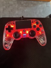 NACON Manette Filaire Compacte pour Sony PlayStation 4 et PC - Transparentes