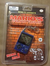 NEW Nintendo Mini Classics MARIO'S CEMENT FACTORY Keychain Video Game Watch NIP