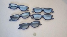 5 paires lunettes 3D tv Passive RealD 3D