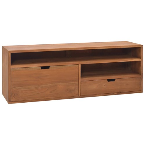 Bois teck massif meuble tv - de,