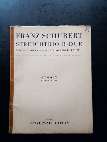 Partition schubert trio a - -,