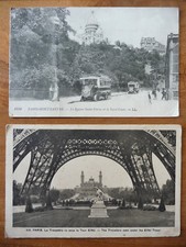 2 cartes postales PARIS des