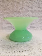 CRACHOIR EN OPALINE VERTE DÉBUT XIX ème EXCELENT ÉTAT