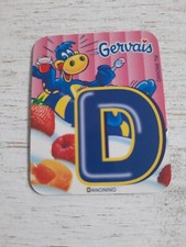 Magnet publicitaire Gervais  Alphabet Lettre D Danonino