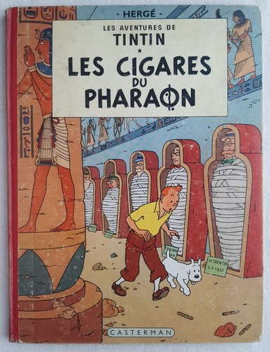 Tintin les cigares - tintin, pharaon
