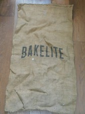 vintage BAKELITE SAC en TOILE