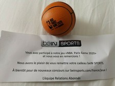 BeinSport NBA PARIS GAME 2020 Mini balle de basket en mousse concours 