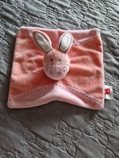 Doudou plat carré âne cheval