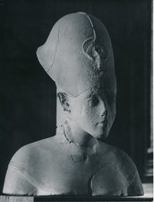 PARIS c. 1960 - Musée du Louvre Buste d'Amenophis Egypte - NV 7842