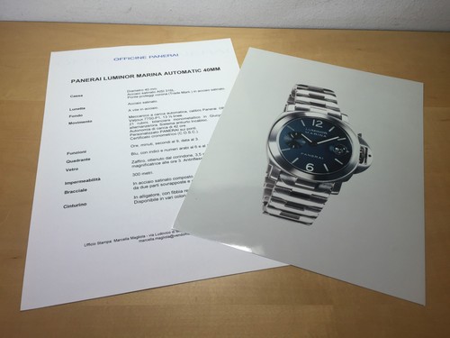 Press kit officine - press, panerai