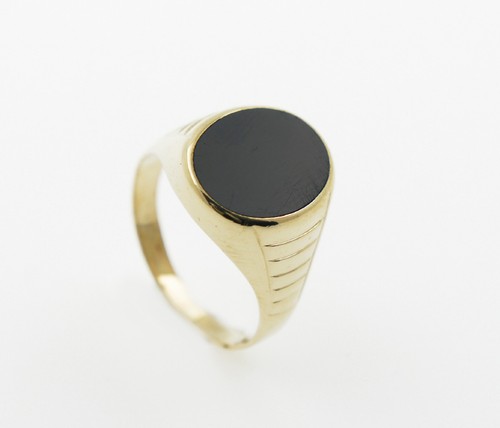 Bague chevalière homme onyx - chevalière,