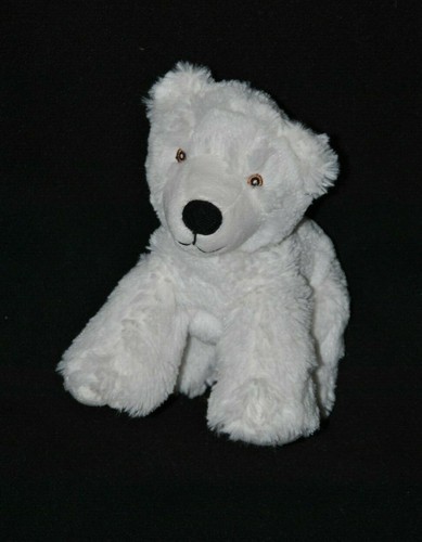 Peluche doudou ours blanc