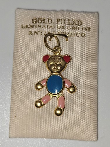 Pendentif ours émaillé - pendentif,
