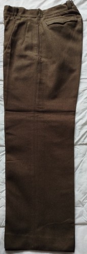 Pantalon militaire laine kaki - militaire,