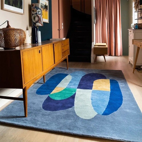 Tapis laine touffeté à - tapis,
