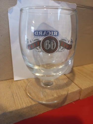 Verre ballon ricard des 60 - un,