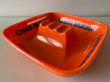 CENDRIER CREDIT MUTUEL - ASIETTI BESNATE ITALY - VINTAGE ORANGE