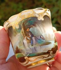 Tasse Porcelaine Empire Russe 1860 Peinte à la Main Antique Russian Porcelain