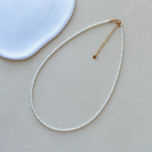 Collier perles rondelle - collier, de