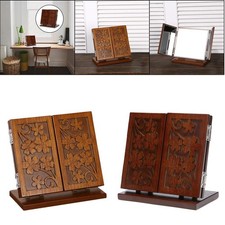 Style En Bois Bureau Miroir