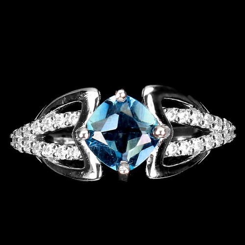 925 bague argent coussin - bague, en